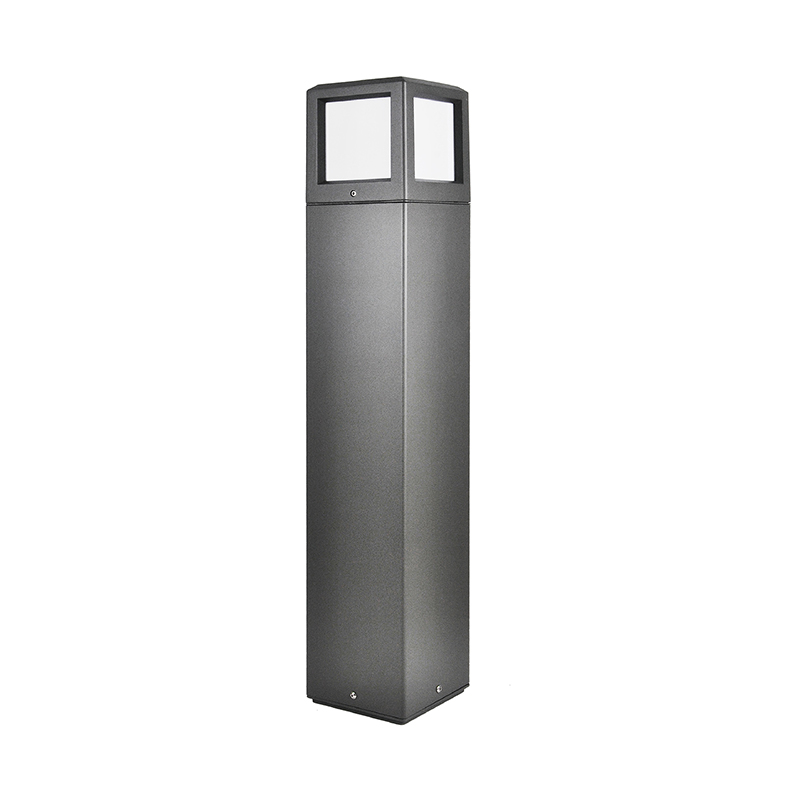 YMLED-6208 čtvercový model hliníkové sloupkové zahradní osvětlení LED