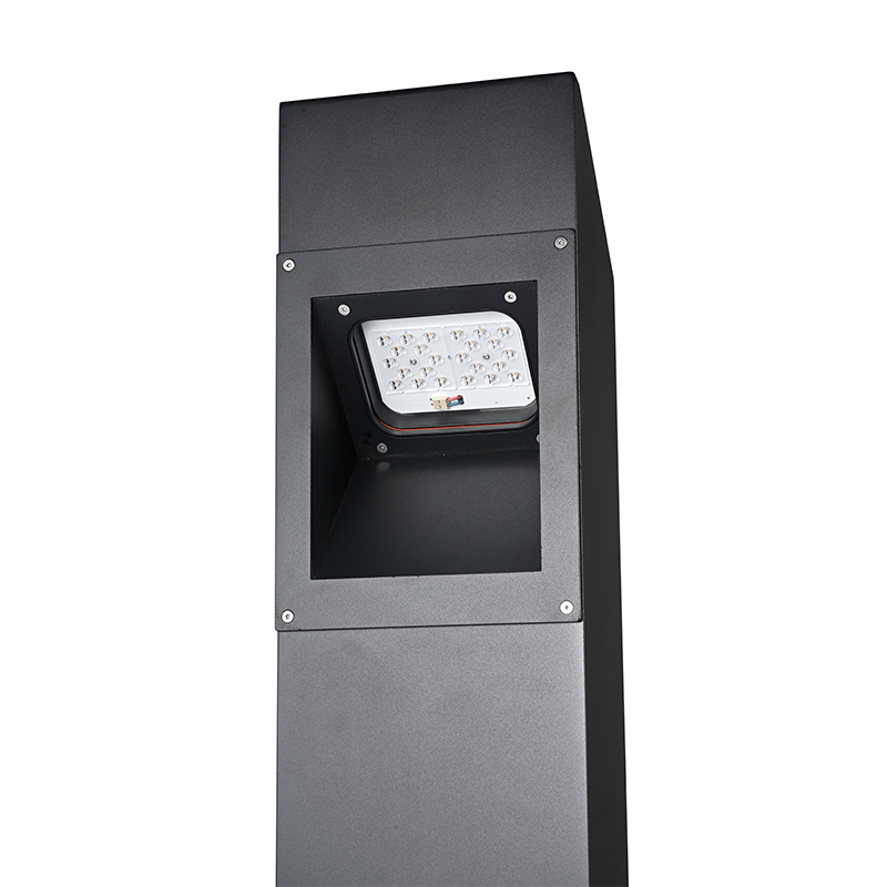 YMLED-6246 Nové obdélníkové venkovní sloupkové osvětlení trávníku LED